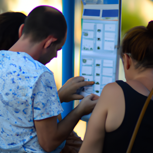 קבוצת ישראלים משתתפת בסקר על תחבורה ציבורית